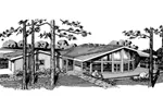 Southern House Plan Front of Home - Holly Garden Vacation Home 072D-0772 - Search House Plans and More