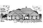 Victorian House Plan Front of Home - Marquis Place Sunbelt Home 072D-0778 - Shop House Plans and More