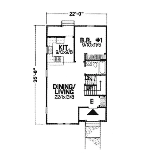 Farmhouse Plan First Floor - Haltonia Country Home 072D-0779 - Search House Plans and More