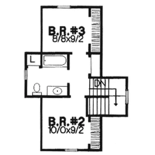 Farmhouse Plan Second Floor - Haltonia Country Home 072D-0779 - Search House Plans and More