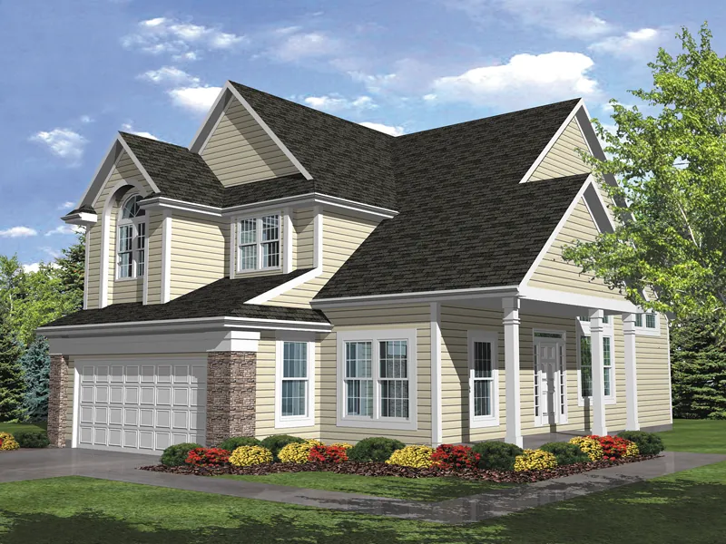 Arts & Crafts House Plan Front of Home - 072D-0782 - Shop House Plans and More