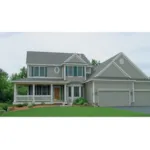 Traditional House Plan Front of Home - Tapawingo Country Home 072D-0786 - Shop House Plans and More