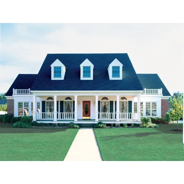 Southern Plantation House Plan Front of Home - Bolling Spring Southern Home 072D-0799 - Search House Plans and More