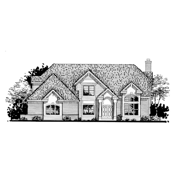 Luxury House Plan Front of Home - Riverbend Estate Luxury Home 072D-0805 - Shop House Plans and More