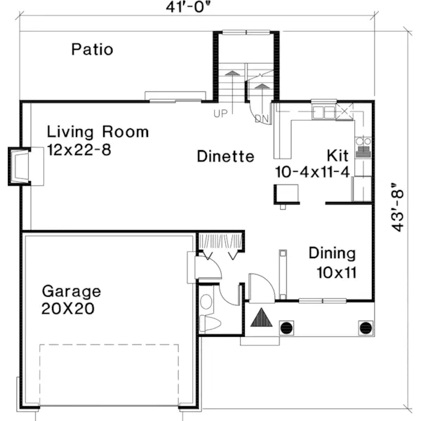 Country House Plan First Floor - Clay Hollow Traditional Home 072D-0807 - Search House Plans and More