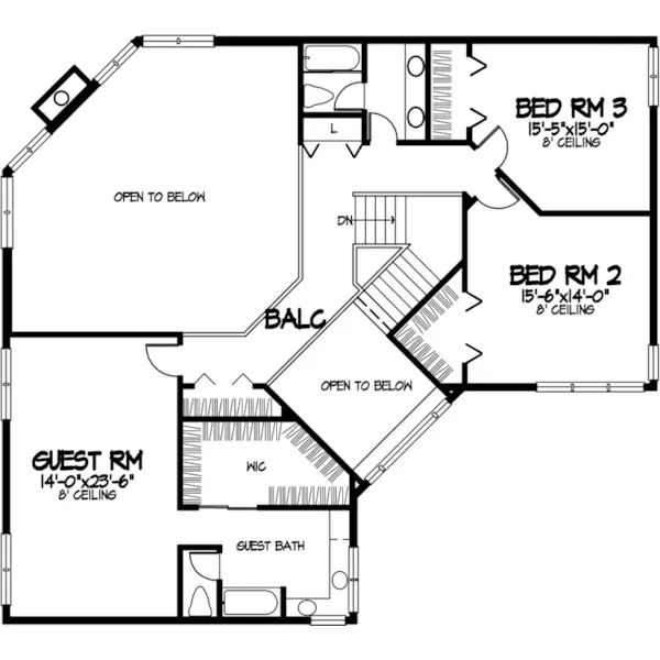 Luxury House Plan Second Floor - Colley Hollow Luxury Home 072D-0809 - Search House Plans and More