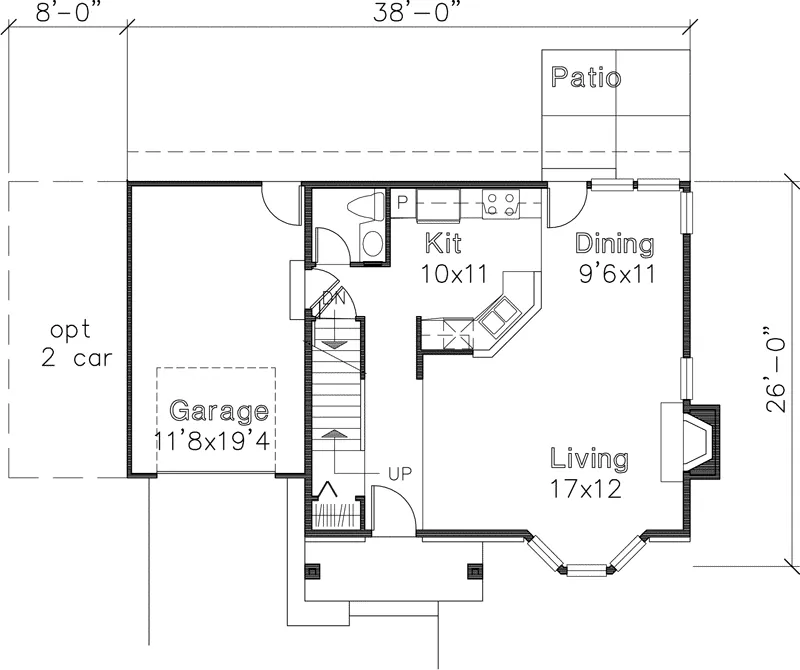 Southern House Plan First Floor - Kimball Hill Southern Home 072D-0811 - Search House Plans and More
