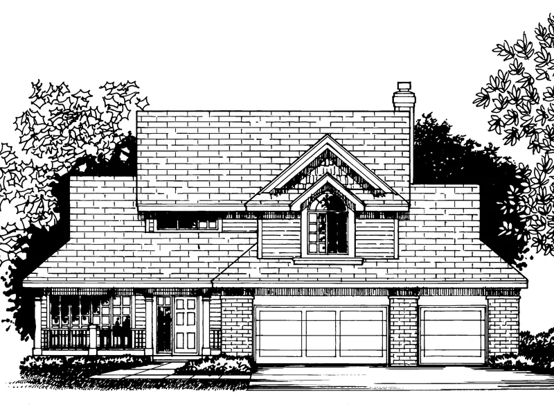 Farmhouse Plan Front of Home - Dickson Valley Neoclassical Home 072D-0814 - Search House Plans and More