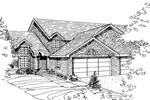 Southern House Plan Front of Home - Conner Spring Classic  072D-0816 - Search House Plans and More