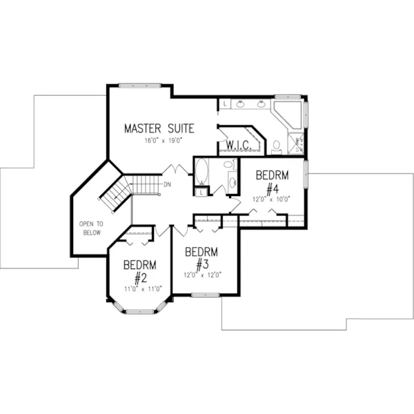 Country House Plan Second Floor - Lindenfalls Neoclassical Home 072D-0839 - Shop House Plans and More