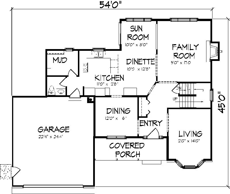 Country House Plan First Floor - Laymont Traditional Home 072D-0841 - Shop House Plans and More