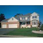 Classic And Traditional Two-Story With Brick And Siding