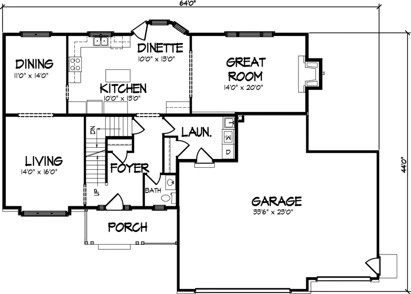 Country House Plan First Floor - Whitcomb Bay Traditional Home 072D-0842 - Shop House Plans and More
