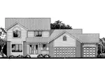 Country House Plan Front of Home - Whitcomb Bay Traditional Home 072D-0842 - Shop House Plans and More