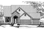 Southern House Plan Front of Home - Brinkmeyer Traditional Home 072D-0844 - Search House Plans and More