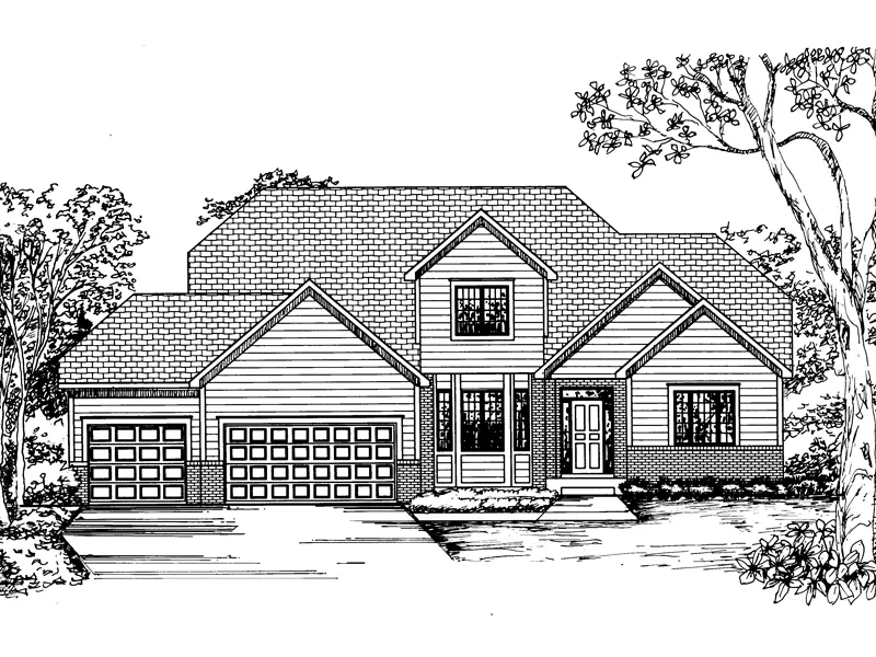 Country House Plan Front of Home - Frederica Hill Southern Home 072D-0848 - Search House Plans and More