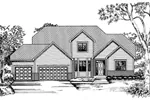 Southern House Plan Front of Home - Frederica Hill Southern Home 072D-0848 - Search House Plans and More