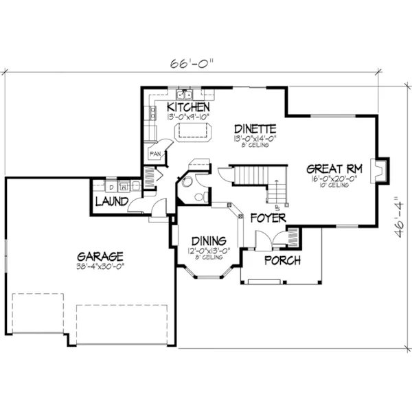 Traditional House Plan First Floor - Marika Neoclassical Home 072D-0855 - Shop House Plans and More