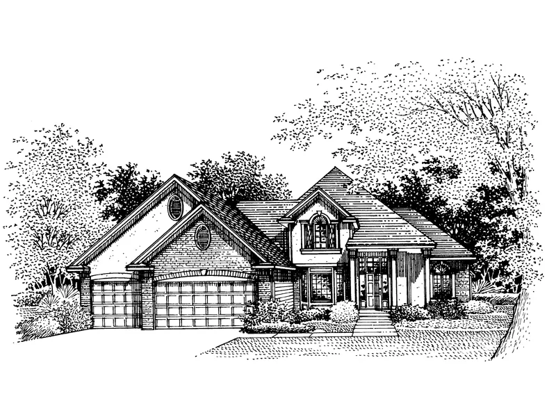 Country House Plan Front of Home - Marika Neoclassical Home 072D-0855 - Shop House Plans and More