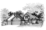 Country House Plan Front of Home - Marika Neoclassical Home 072D-0855 - Shop House Plans and More