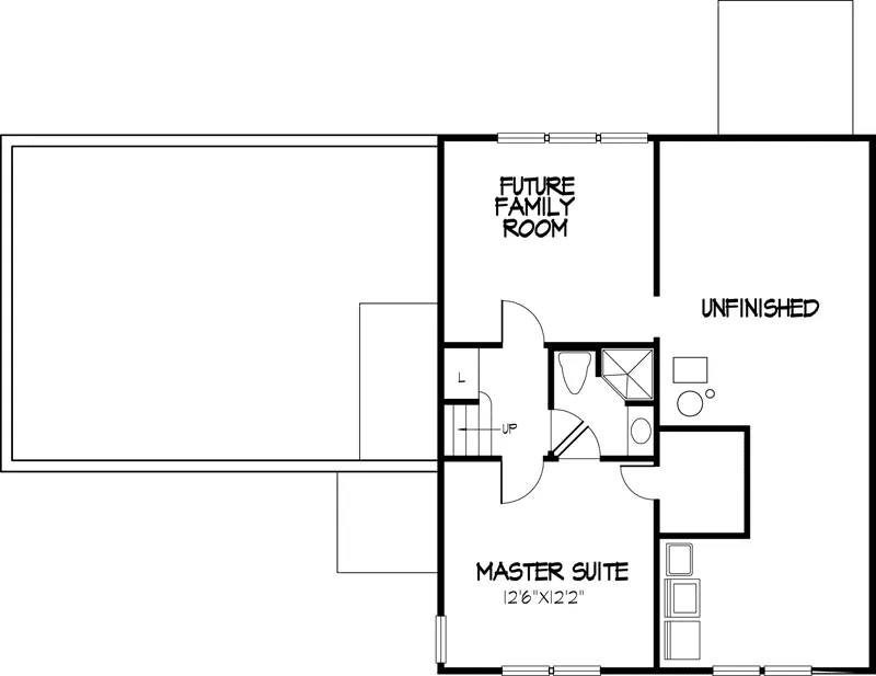 Traditional House Plan First Floor - Fieldhurst Split-Level Home 072D-0857 - Search House Plans and More