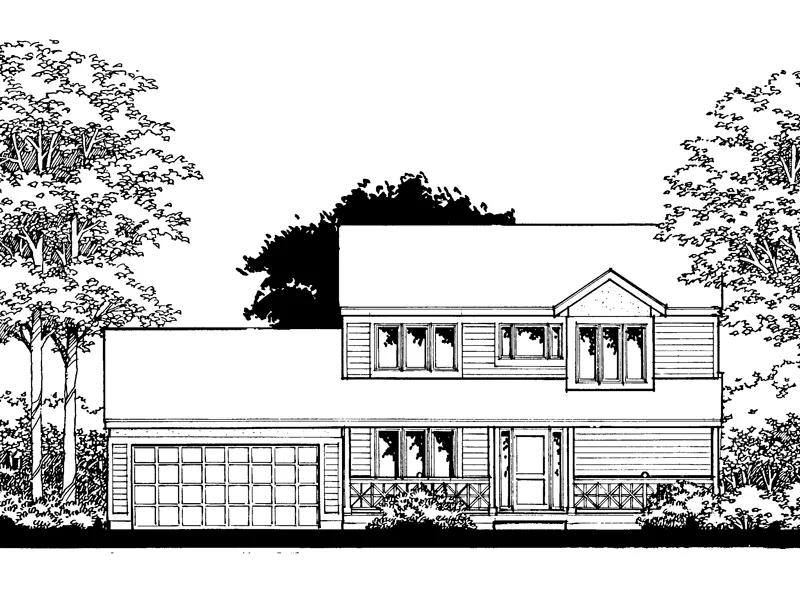 Country House Plan Front of Home - Stone Canyon Country Home 072D-0861 - Shop House Plans and More