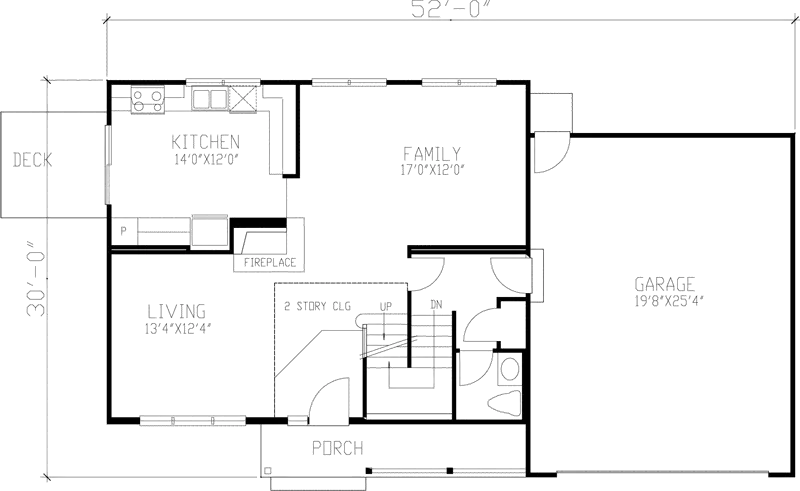 Traditional House Plan First Floor - Adrian Bluff Traditional Home 072D-0862 - Search House Plans and More
