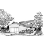 Modern House Plan Front of Home - Devito Country Home 072D-0865 - Search House Plans and More