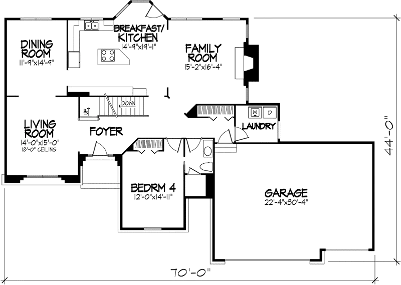 European House Plan First Floor - Dixon Hollow European Home 072D-0867 - Search House Plans and More