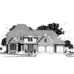 Southern House Plan Front of Home - Fairham European Home 072D-0868 - Search House Plans and More