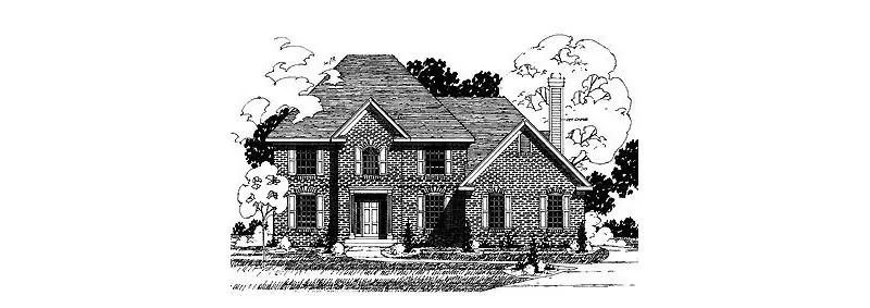 Country House Plan Front of Home - Davis Hollow Country French Home 072D-0873 - Search House Plans and More