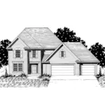 Southern House Plan Front of Home - Adolfo Traditional Home 072D-0874 - Search House Plans and More