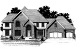 Southern House Plan Front of Home - Paulian Traditional Home 072D-0882 - Shop House Plans and More
