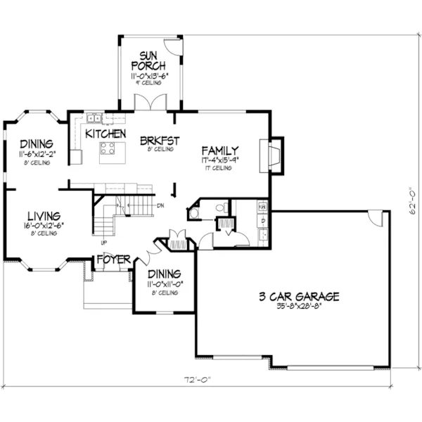 Southern House Plan First Floor - Connaught Luxury Home 072D-0883 - Search House Plans and More