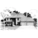 Southern House Plan Front of Home - Connaught Luxury Home 072D-0883 - Search House Plans and More