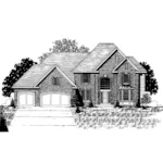 Country House Plan Front of Home - Emerling Luxury Home 072D-0889 - Search House Plans and More