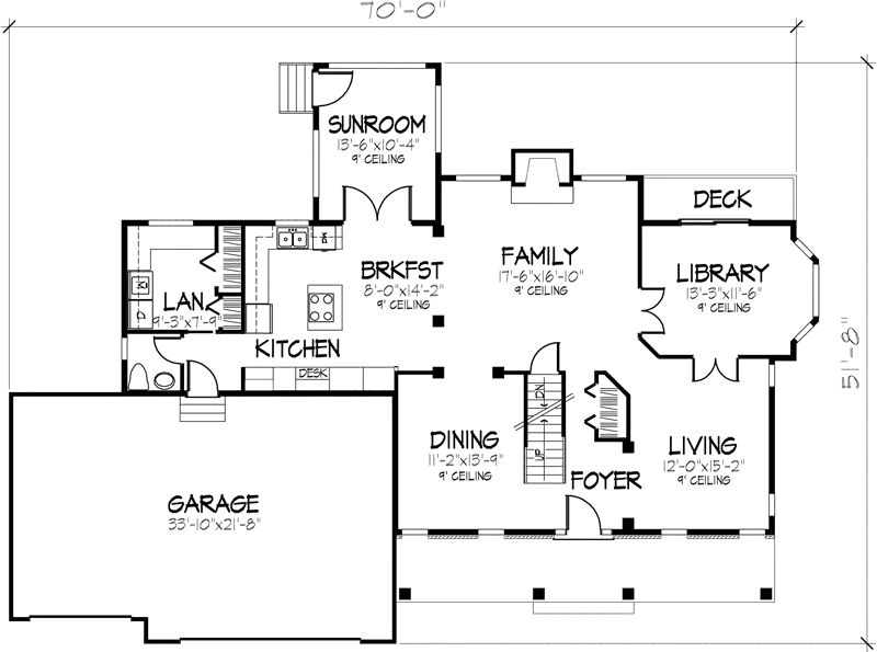 Country House Plan First Floor - Newcastle Farm Country Farmhouse 072D-0896 - Shop House Plans and More