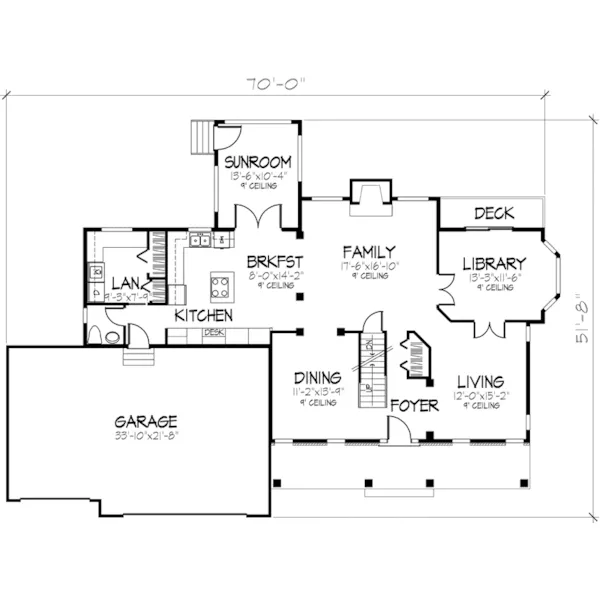 Southern House Plan First Floor - Newcastle Farm Country Farmhouse 072D-0896 - Shop House Plans and More