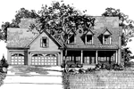 Country House Plan Front of Home - Newcastle Farm Country Farmhouse 072D-0896 - Shop House Plans and More