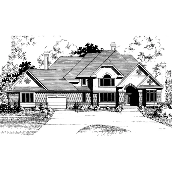 Victorian House Plan Front of Home - Kasler Point Luxury Home 072D-0918 - Shop House Plans and More