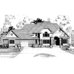 Victorian House Plan Front of Home - Kasler Point Luxury Home 072D-0918 - Shop House Plans and More