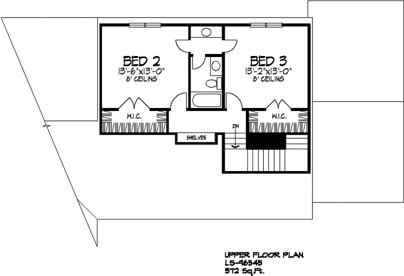 Country House Plan Second Floor - Wellbourne Country Home 072D-0935 - Shop House Plans and More