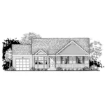 Country House Plan Front of Home - Courtois Creek Country Home 072D-0938 - Search House Plans and More