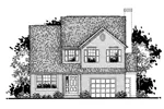 Traditional House Plan Front of Home - Grove Creek Southern Home 072D-0940 - Search House Plans and More