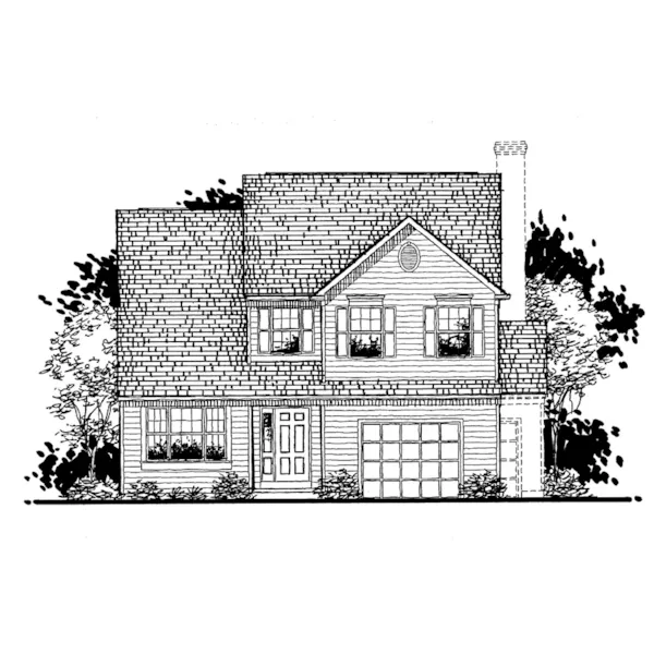 Southern House Plan Front of Home - Grove Creek Southern Home 072D-0940 - Search House Plans and More