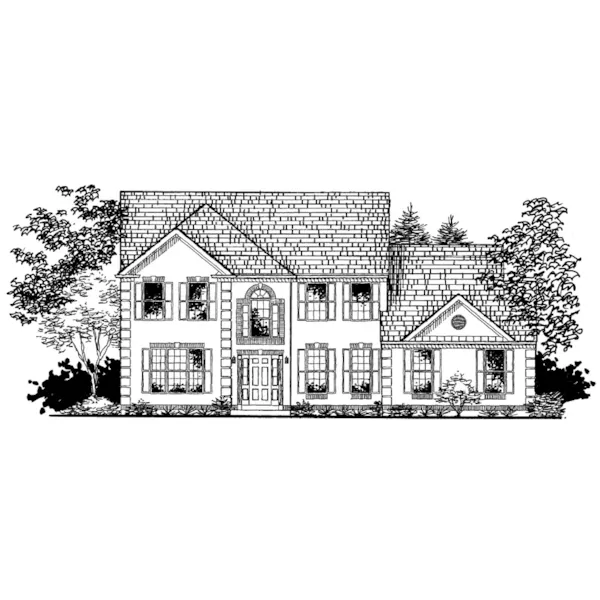 European House Plan Front of Home - Barraux Luxury Home 072D-0941 - Search House Plans and More