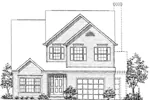 Southern House Plan Front of Home - Sunny Forest Traditional Home 072D-0944 - Shop House Plans and More