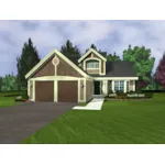 Country House Plan Front of Home - Sawyers Bend Craftsman Home 072D-0946 - Shop House Plans and More