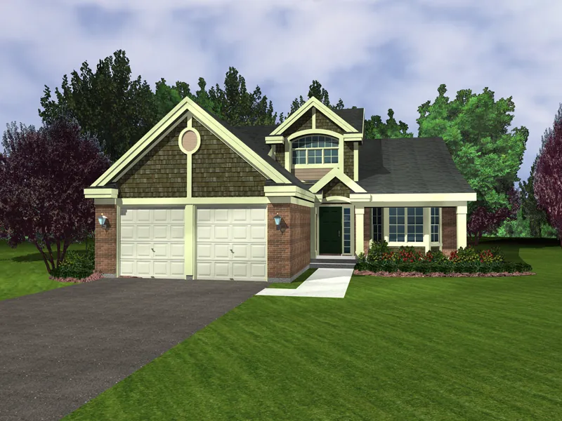 Country House Plan Front of Home - Upton Park Craftsman Home 072D-0948 - Shop House Plans and More