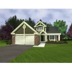 Southern House Plan Front of Home - Upton Park Craftsman Home 072D-0948 - Shop House Plans and More